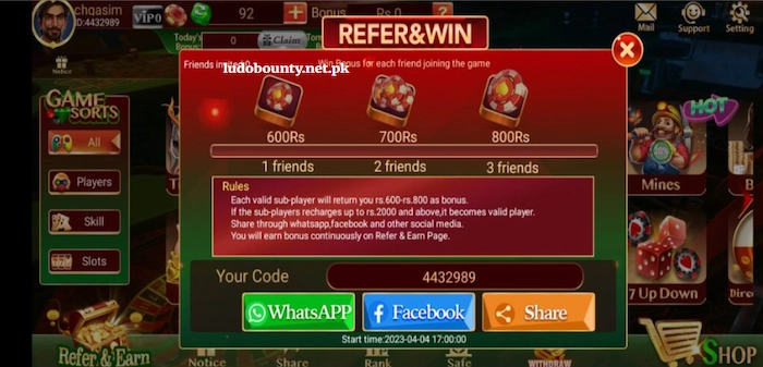 Ludo Bounty Reffrel